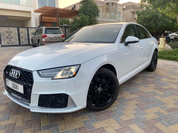  White Audi A4 RS4 Bodykit Photo 6