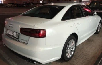  White Audi A6 Photo 2