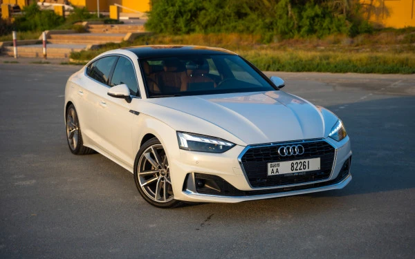  Blanc Audi A5 Photo 2