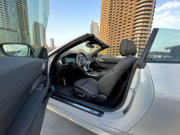  Белый BMW 430i cabrio Photo 6