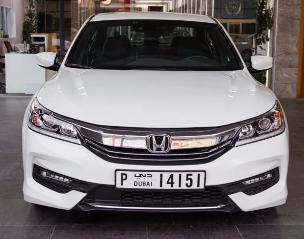  White Honda Accord Sport Photo 5