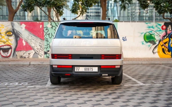  Blanco Hyundai Santa Fe Photo 9