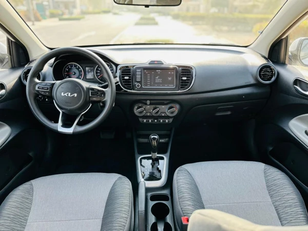  White kia pegas 2023 Photo 2