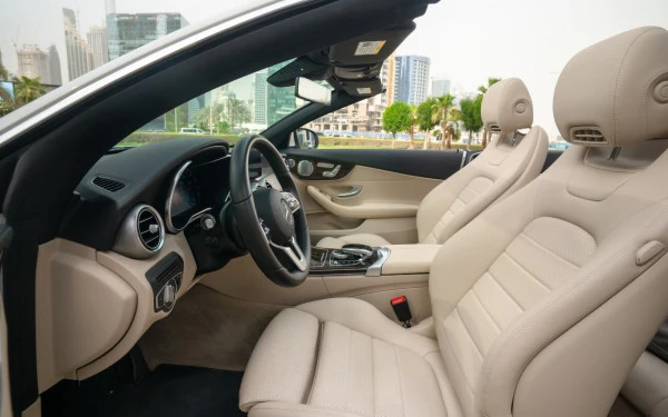  Blanc Mercedes C300 cabrio Photo 4
