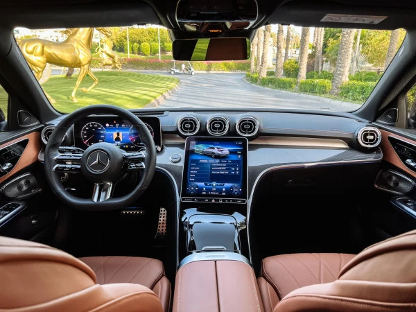  Blanc Mercedes C200 Photo 4