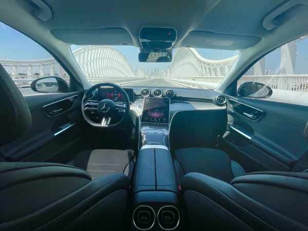  Белый Mercedes C Класс Photo 4