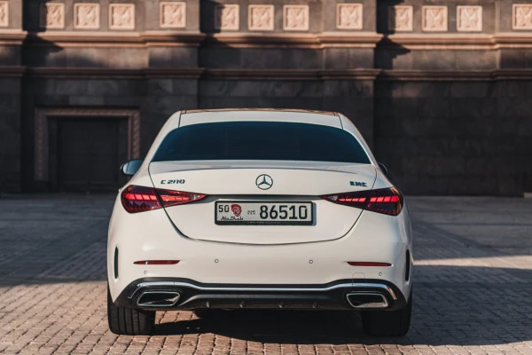  Blanc Mercedes C200 Photo 3