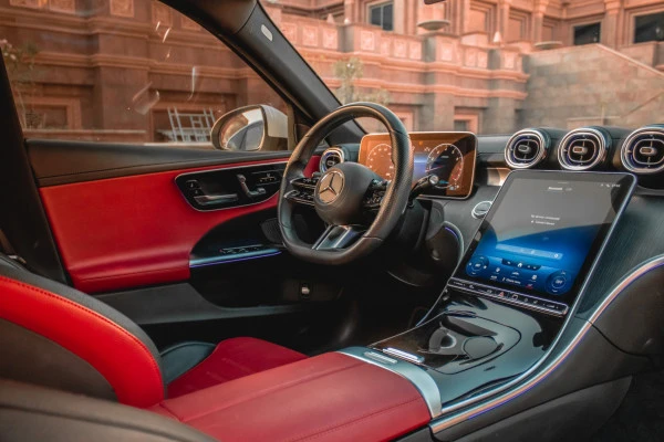  Blanc Mercedes C200 Photo 4