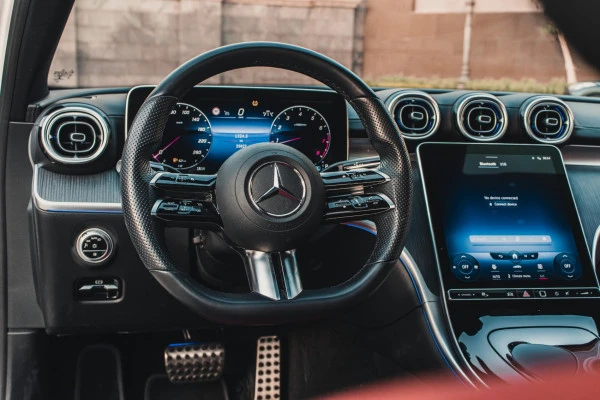  Blanc Mercedes C200 Photo 7