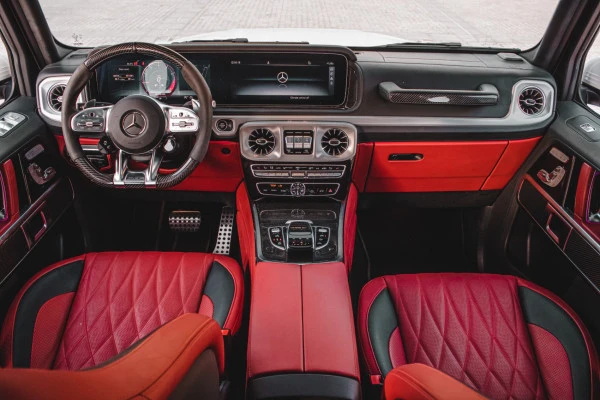  White Mercedes G63 AMG Photo 4