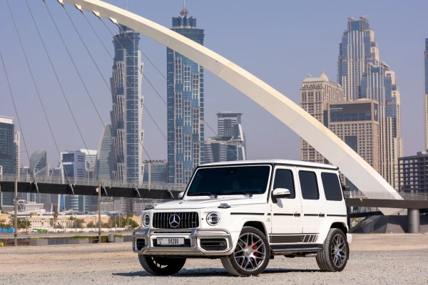 Белый Mercedes G63 Photo 3