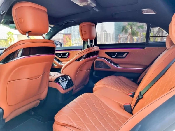  Blanc Mercedes S500 Class Photo 5