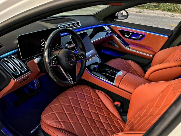  أبيض مرسيدس S500 كلاس Photo 3