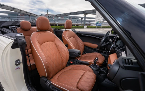  Blanc Mini Cooper S cabrio Photo 5