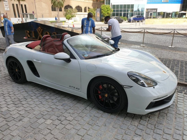  White Porsche Boxster Photo 2
