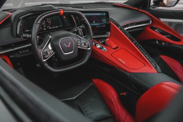  Amarillo Chevrolet Corvette C8 Spyder Photo 5