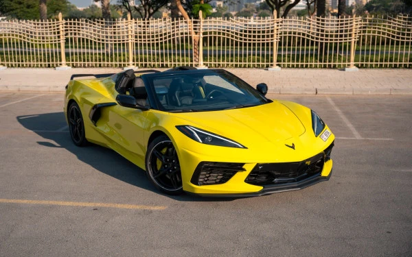  Jaune Chevrolet Corvette C8 Photo 5