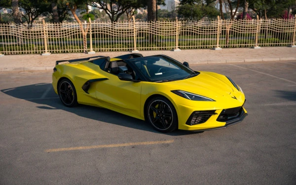  Jaune Chevrolet Corvette C8 Photo 8