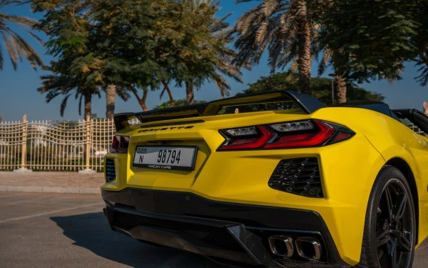  Jaune Chevrolet Corvette C8 Photo 16