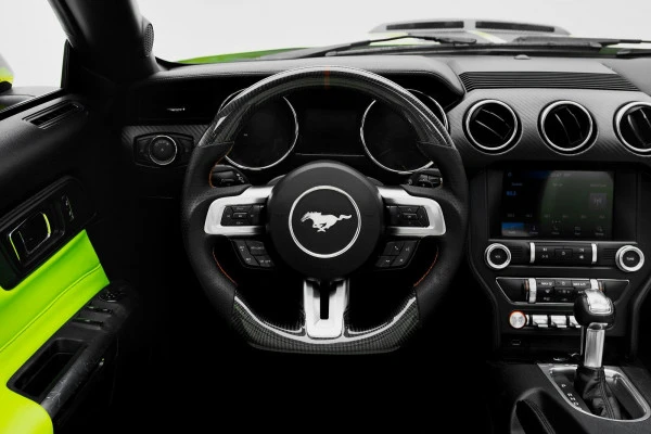  Yellow Ford Mustang Photo 4