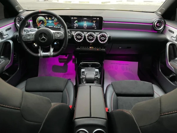  Yellow Mercedes CLA 35AMG Photo 3