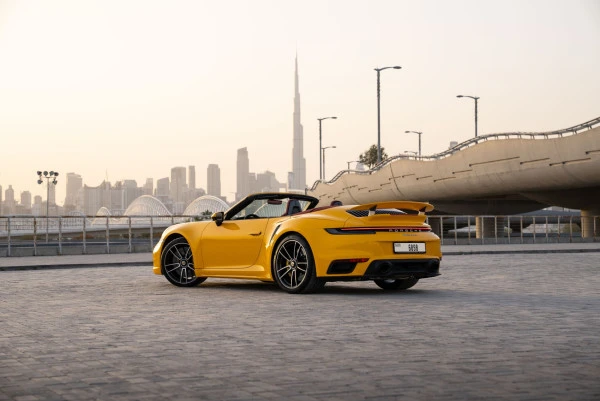  Yellow Porsche 911 Turbo S Photo 2