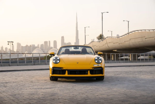  Yellow Porsche 911 Turbo S Photo 4