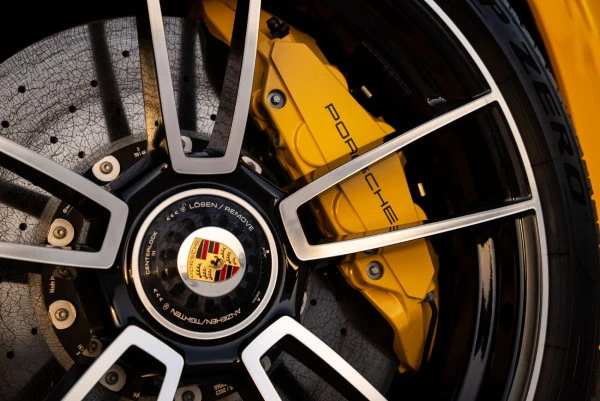  Yellow Porsche 911 Turbo S Photo 16